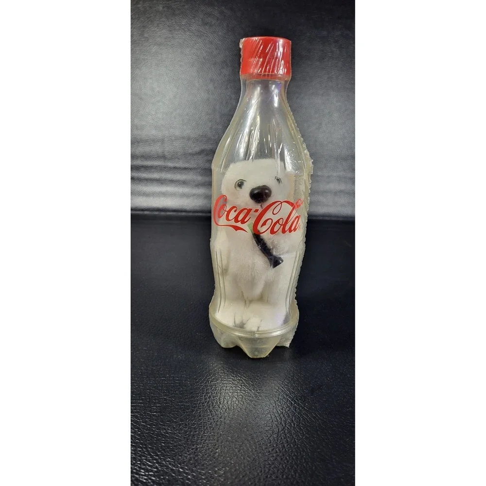 Coca-Cola‎ Collectible Polar Bear in Bottle Coin Bank Unopened Sealed New